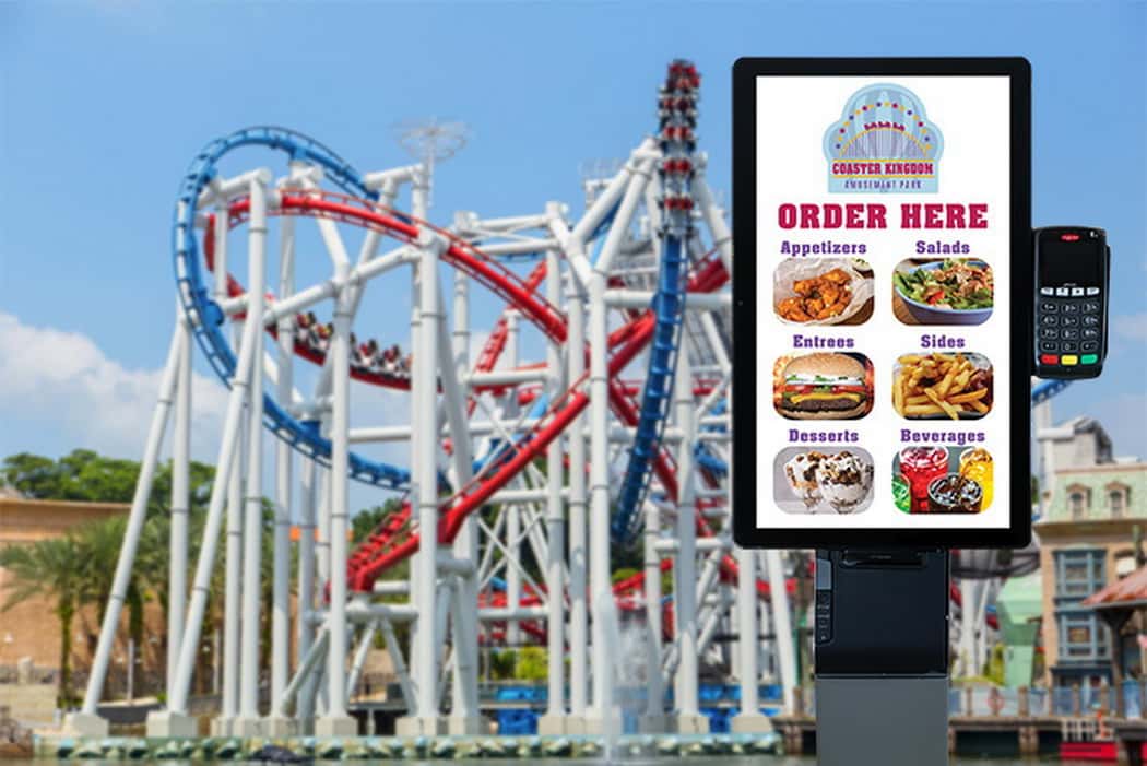 Theme Parks Self Service Kiosks