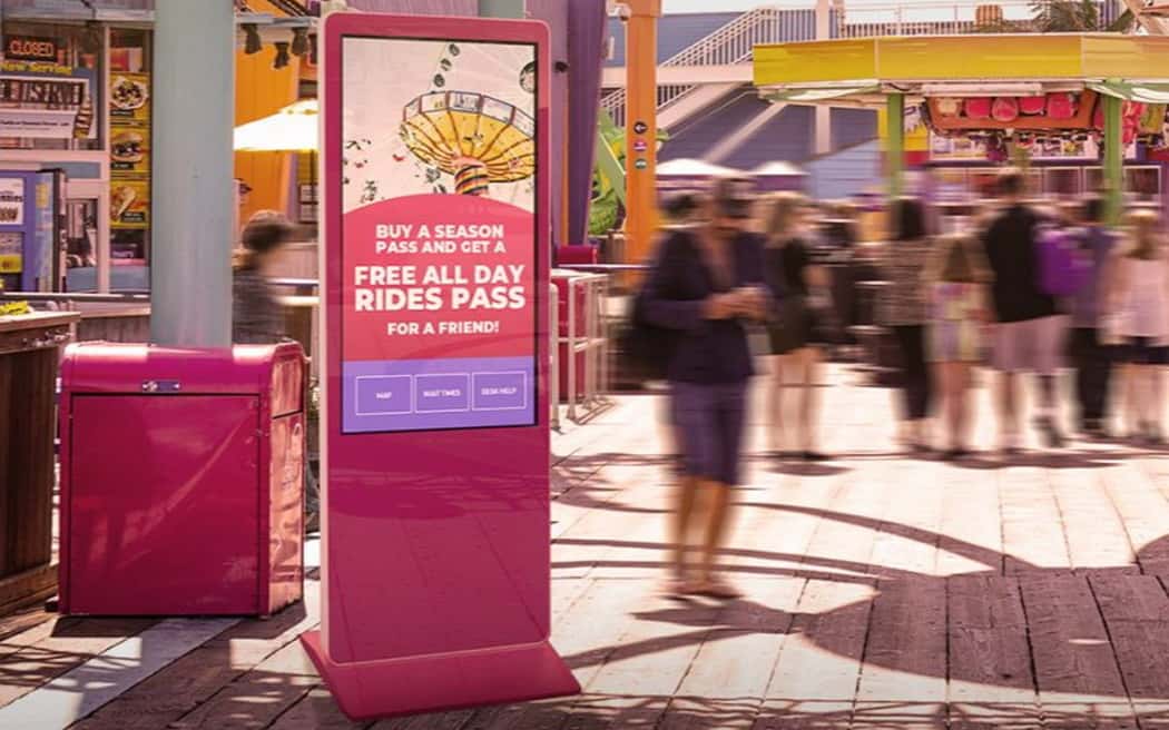 Theme Parks Self Service Kiosks
