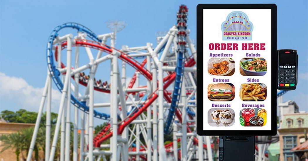Theme Parks Self Service Kiosks