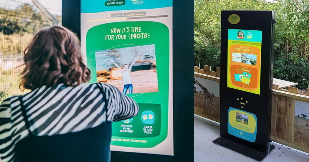 Digital Kiosk for Zoos 104 min Digital Kiosk for Zoos