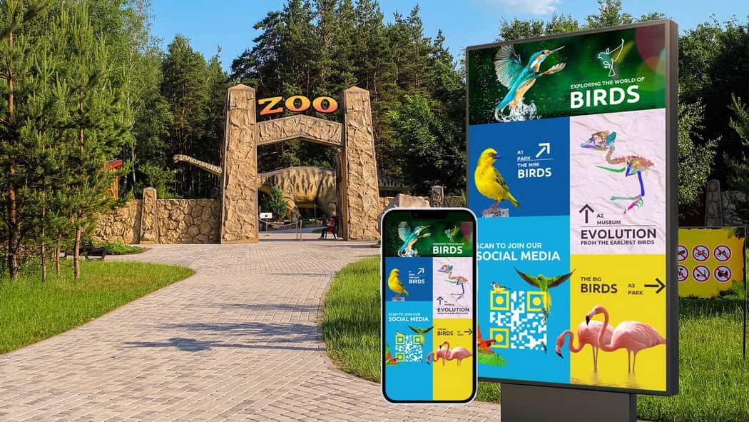 Digital Kiosk for Zoos