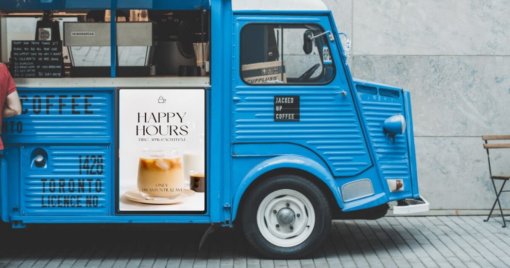 Food Truck Digital Menu Boards
