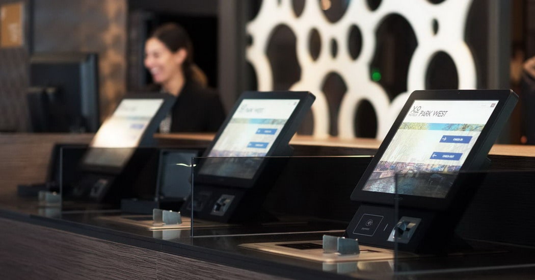 Hotel Lobby Kiosk